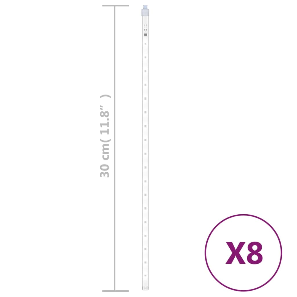 vidaXL Meteor Lights Falling Rain Lights Cascading Christmas Lights for Party